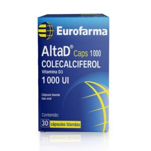 Vitamina D3 1000UI (AltaD) colecalciderol x 30 caps.