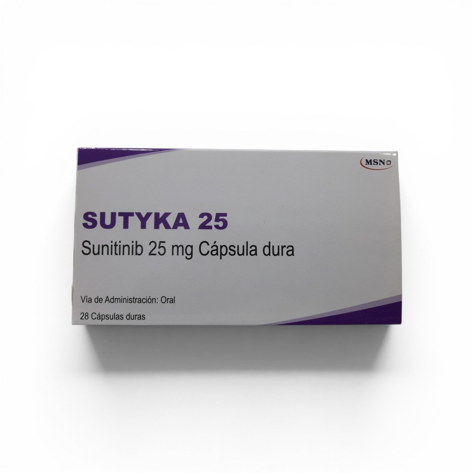 Sutyka 25mg (sunitinib) caja x 28 unid