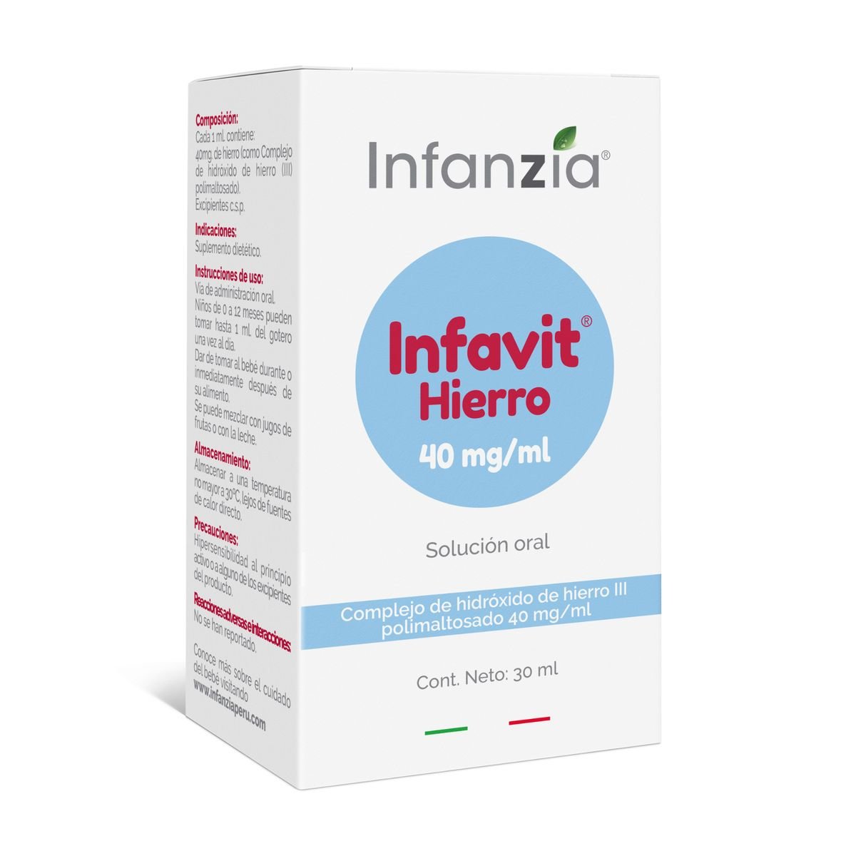 Infanzia Infavit Hierro 40 mg/ml Solución Oral