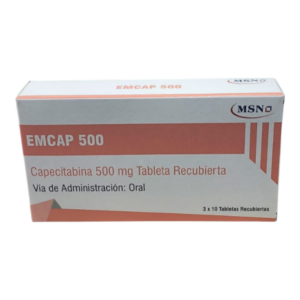 Emcap 500 capecitabina tableta - caja x 30