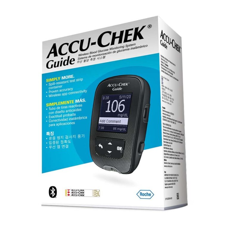 Glucómetro Accu-Chek Guide Kit con Bluetooth - CAJA 1 UN