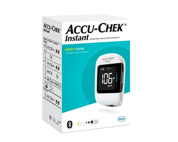 Glucómetro AccuChek Instant Kit con Bluetooth - UNIDAD 1