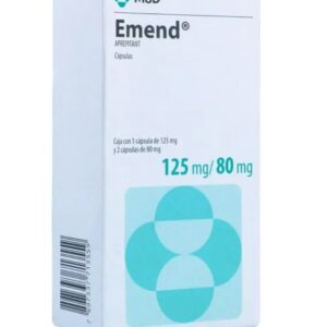 Emend Aprepitant caja con 2(80) + 1(125) cápsulas