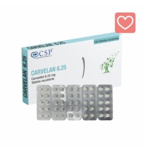Carvelan 6.25 (carvedilol) - Caja x 100 unid.