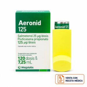 Aeronid 125 Suspensión Aerosol Inhalación Bucal
