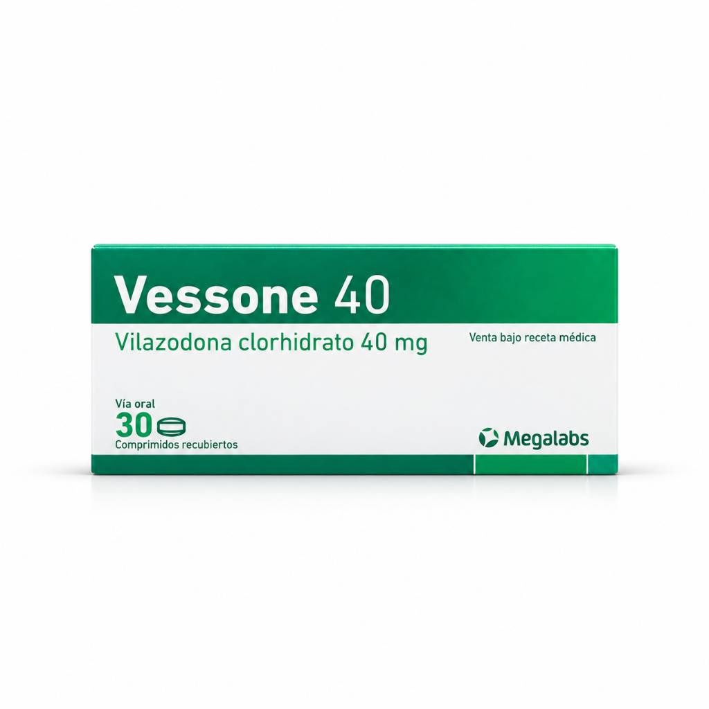 Vessone 40 vilazodona 40mg x 30 tab