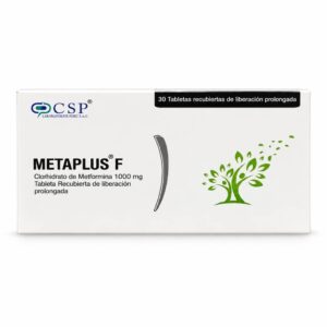 Metaplus F metformina 500mg - Caja x 30 unid.