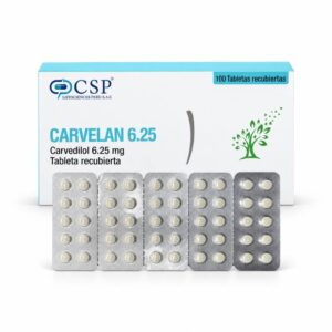 Carvelan 6.25 (carvedilol) - Caja x 100 unid.
