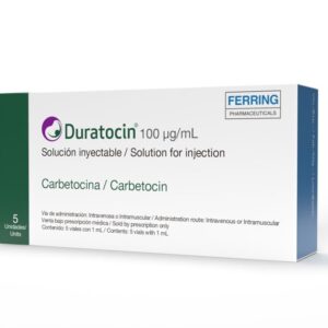 Duratocin 100ug/ml Carbetocina- Caja x 5 amp.