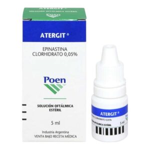 Atergit Epinastatina 0.05% Solución Oftálmica - Frasco 5 ML