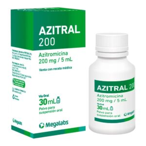 Azitral (Azitromicina) 200mg/5ml Polvo para Suspensión Oral