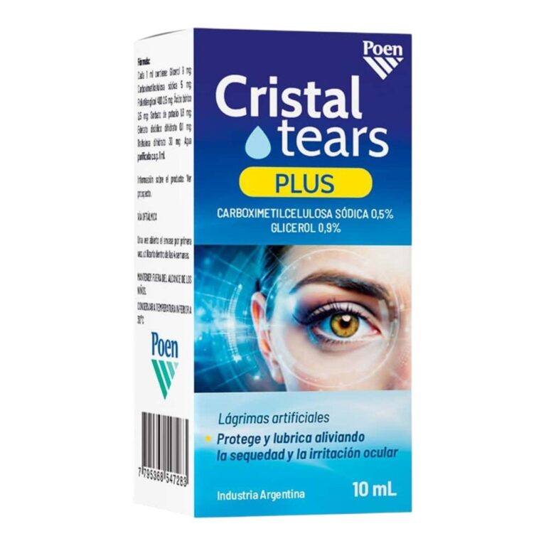 Cristaltears Plus 0.5% - 0.9% Solución Oftálmica