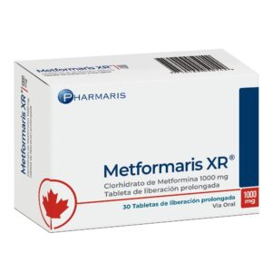 Metformaris XR 1000mg - 30 tab. Liberacion prolongada.