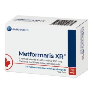 Metformaris XR 750mg - 30 tab. Liberacion prolongada.