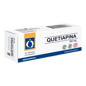 Quetiapina 100mg - Caja x 30 tabletas Recubiertas.