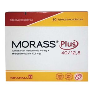 Morass plus 40/12.5 Olmesartan+hidroclorotiazida - caja x 30 tab.