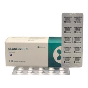 Olanlove-Hg (olanzapina) - Caja x 100 tab. Recubiertas