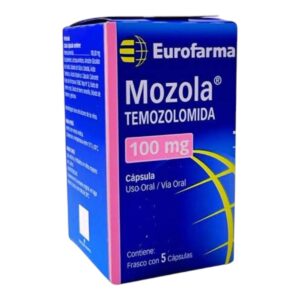 Mozola 100mg Temozolamida - fco x 5 cápsulas.