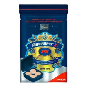 Powers x potenciador sexual - cofre x 4 unid.