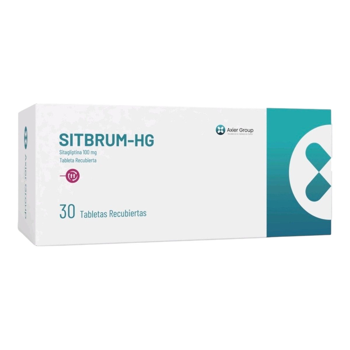 Sitbrum - Hg sitagliptina 100mg - Cja x 100 unid
