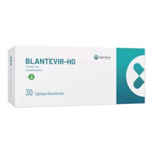 Blantevir - Hg Entecavir 1mg - Caja x 30 tabletas Recubiertas