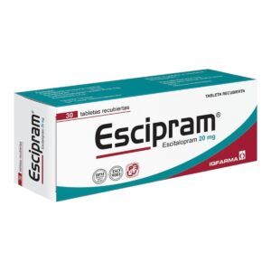 Escipram 20mg escitalopram - Caja x 30