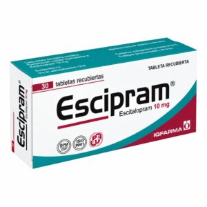 Escipram 10mg escitalopram - Caja x 30