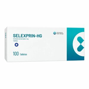 Selexprin - Hg selegilina 5mg - Caja x 100 tabletas Recubiertas