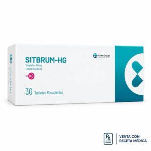 Sitbrum - Hg sitagliptina 100mg - Cja x 100 unid