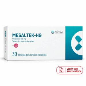 Mesaltek - Hg mesalazina 500mg - Caja x 30 unid.