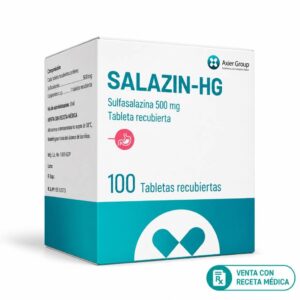 Salazin-Hg sulfasalazina 500mg - Caja x 100 tab.
