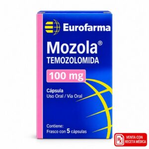 Mozola 100mg Temozolamida - fco x 5 cápsulas.