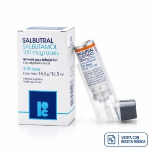 Salbutral Salbutamol 100mcg - 250 dosis