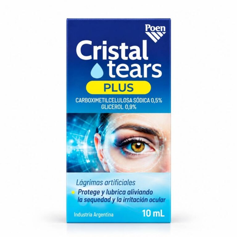 Cristaltears Plus 0.5% - 0.9% Solución Oftálmica