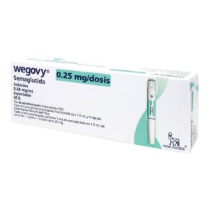 Wegovy semaglutida 0.25mg/1.5ml - Caja x 1 ampolla