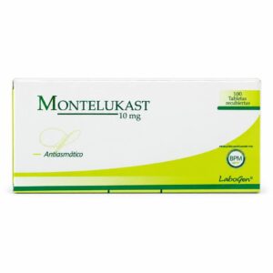 Montelukast 10mg - Caja x 100 tabletas Recubiertas.