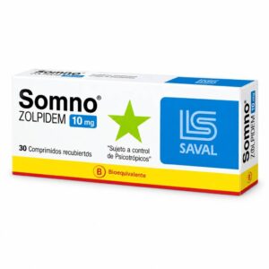 Somno 10mg zolpidem - Caja x 30 tab. (requiere receta médica)