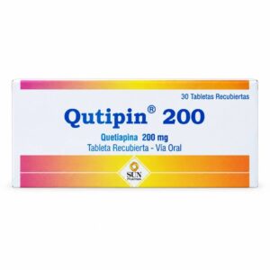 Qtipin 200 Quetiapina - Caja x 30 tab rec.