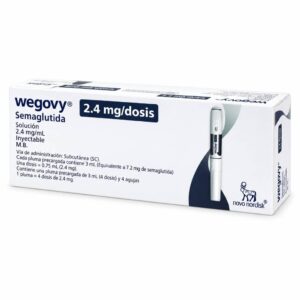 Wegovy semaglutida 2.4mg/3ml - Caja x 1 ampolla