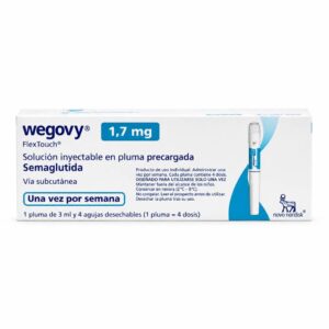 Wegovy semaglutida 1.7mg/3ml - Caja x 1 ampolla