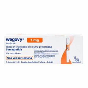 Wegovy semaglutida 1mg/3ml - Caja x 1 ampolla