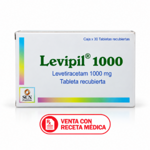 Levipil 1000 levetiracetam - Caja x 30 tab.