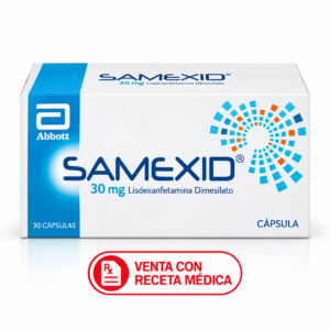 Samexid 30mg lisdexanfetamina - Caja x 30 caps.