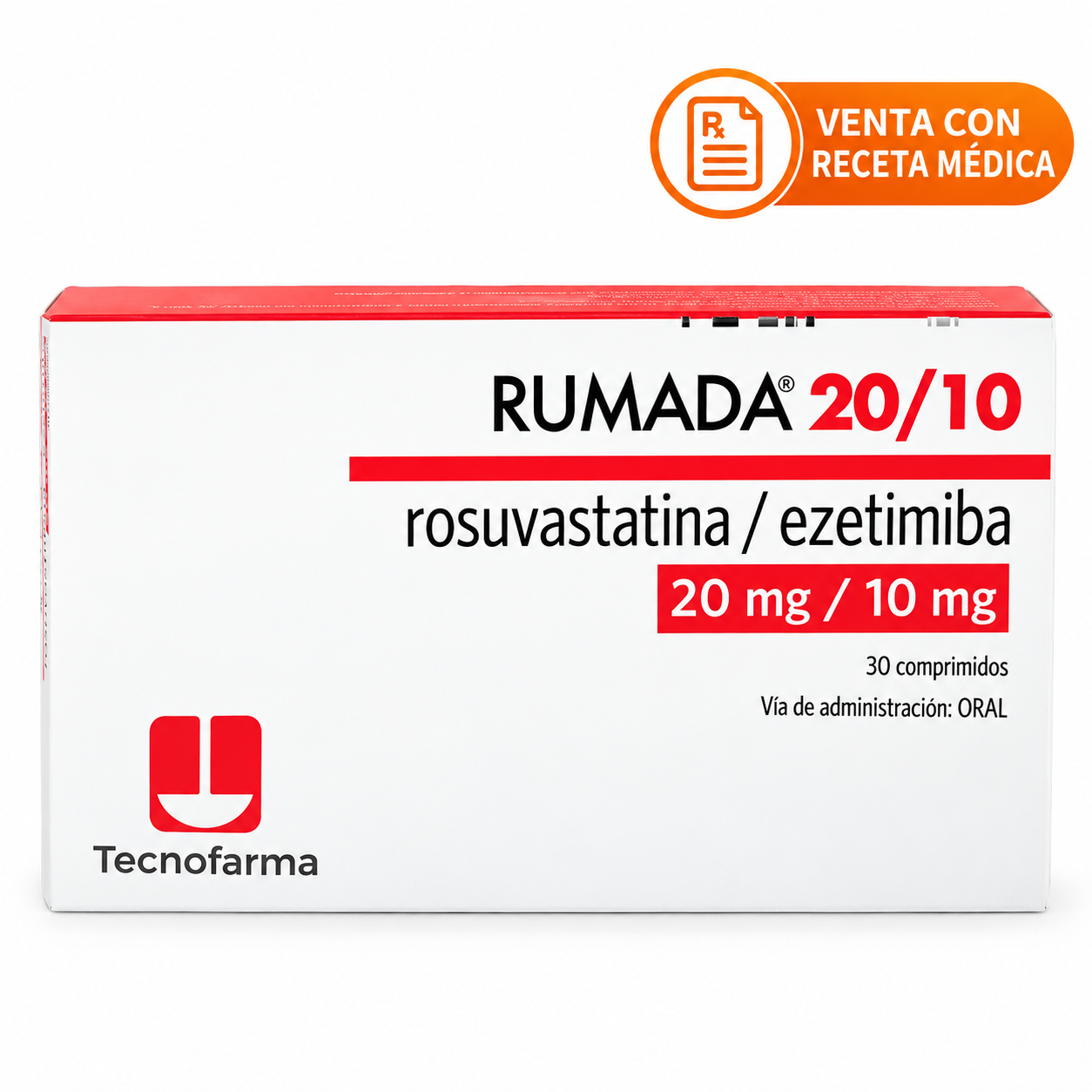 Timada 20/10 (rosuvastatina + ezetimiba) - Caja x 30