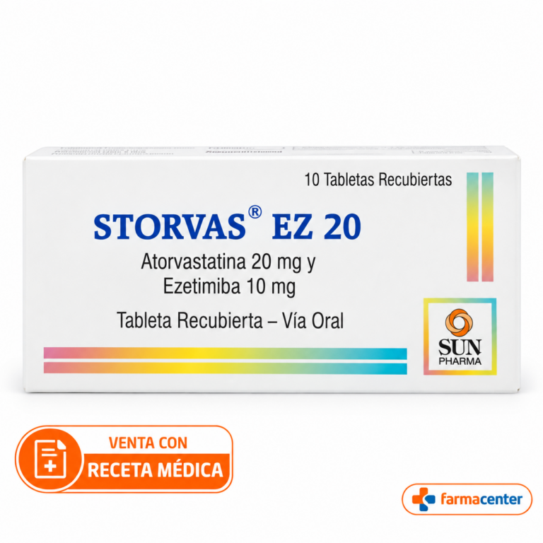 Storvas EZ 20 (atorvastatina ezetimiba 20/10) - Caja x 10 unid