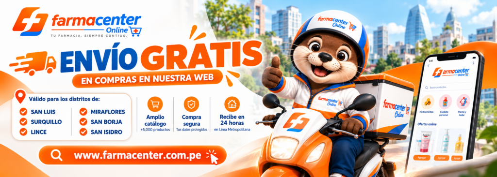 Envío gratis con Farmacenter Online (1)